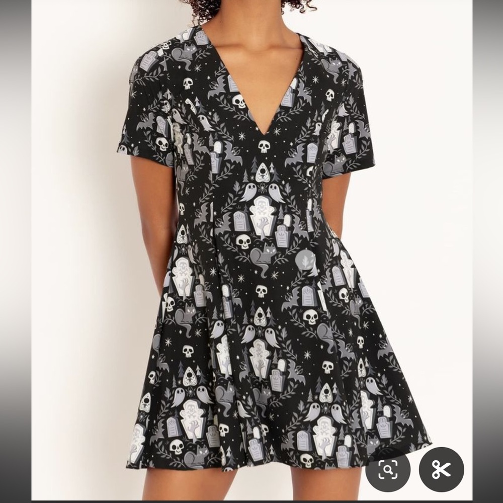 Blackmilk Graveyard Ghouls Evil V Dress